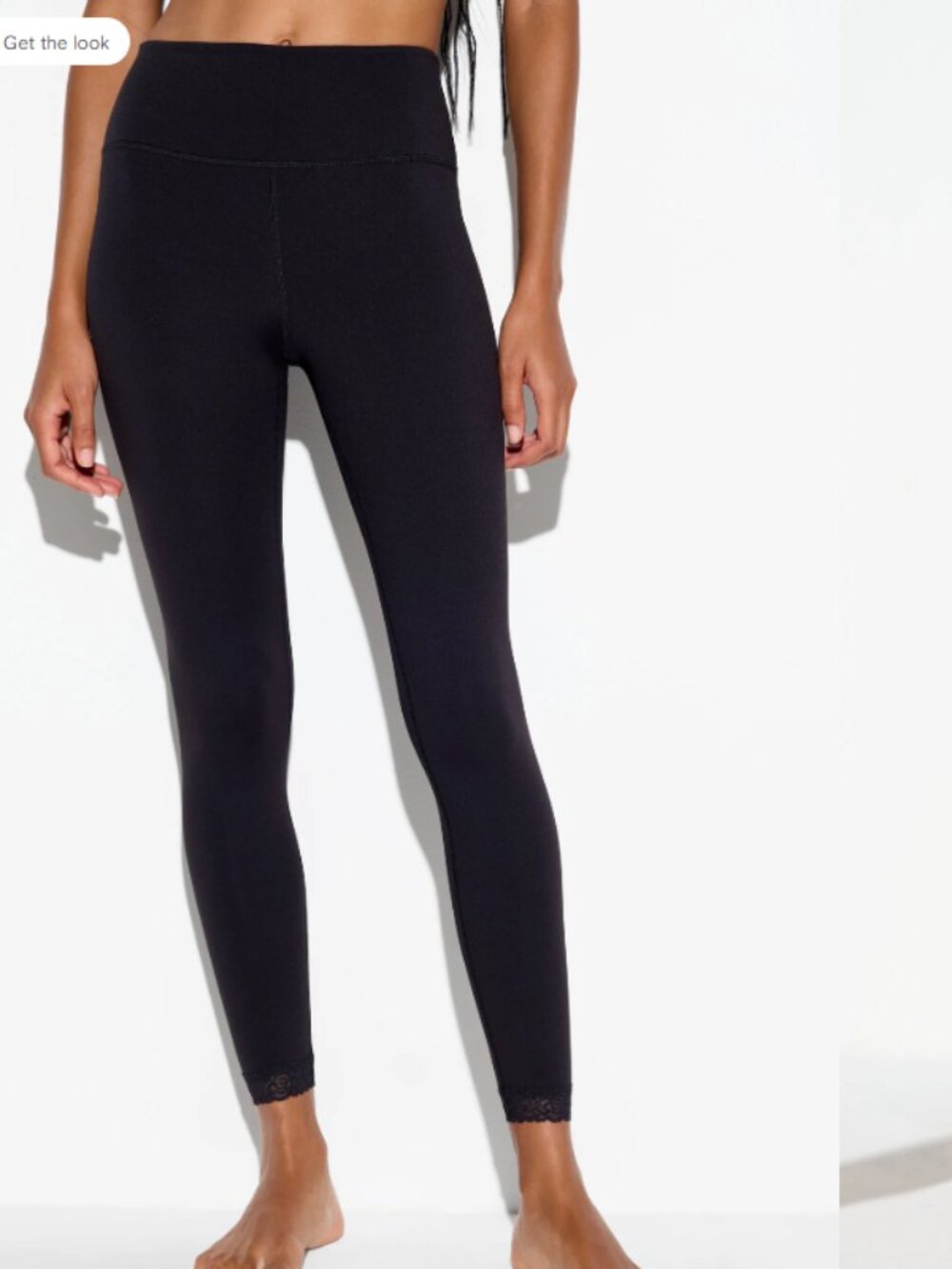 Spiritual Gangster Nirvana Lotus Lace Legging 7/8 NWT